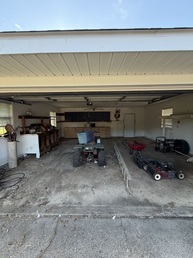 Garage cleanout after, Baldwin County AL